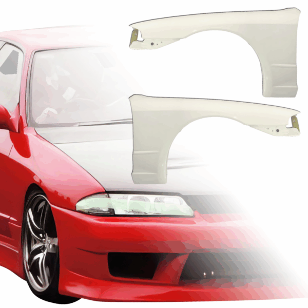 ModeloDrive FRP OER GTS Fenders (front) > Nissan Skyline (R32) GTS 1990-1994 > 2dr Coupe - Image 3