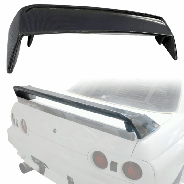 ModeloDrive Carbon Fiber OER GTR Spoiler Wing (upper) > Nissan Skyline (R32) 1990-1994 > 2dr Coupe - Image 4
