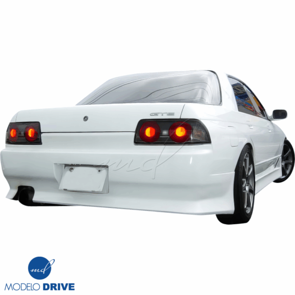 ModeloDrive FRP VERT Rear Bumper > Nissan Skyline (R32) GTS 1990-1994 > 4dr Sedan - Image 2