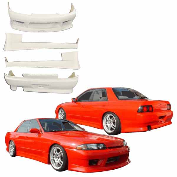 ModeloDrive FRP VERT Body Kit 4pc > Nissan Skyline (R32) GTS 1990-1994 > 4dr Sedan - Image 3
