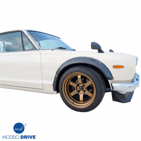 ModeloDrive FRP TKYO Wide Body Fenders (front) > Nissan Skyline (C10) 1971-1972 > 2dr Coupe - Image 2