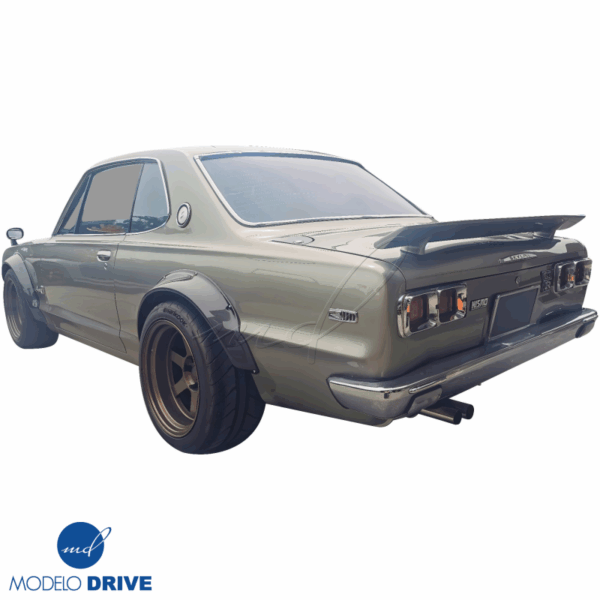 ModeloDrive FRP TKYO Wide Body Fenders (rear) > Nissan Skyline (C10) 1971-1972 > 2dr Coupe - Image 3