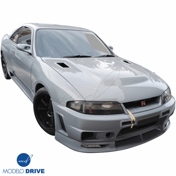 ModeloDrive FRP GTR 400R Hood > Nissan Skyline (R33) GTS 1995-1998 > 2dr Coupe - Image 2