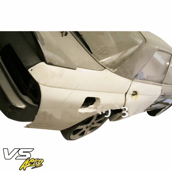 VSaero FRP CFAC Wide Body Fenders (rear) 4pc for Nissan Skyline (R32) GTS 1990-1994 > 4dr Sedan - Image 6