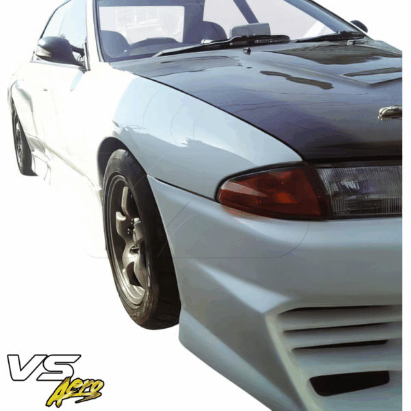 VSaero FRP CFAC Wide Body Fenders (rear) 4pc for Nissan Skyline (R32) GTS 1990-1994 > 4dr Sedan - Image 8