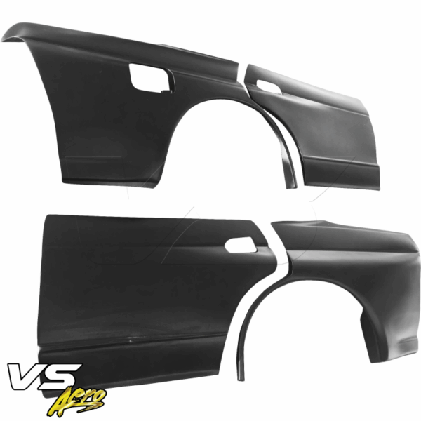 VSaero FRP CFAC Wide Body Fenders (rear) 4pc for Nissan Skyline (R32) GTS 1990-1994 > 4dr Sedan - Image 25