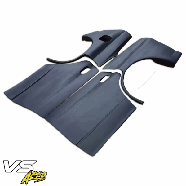 VSaero FRP CFAC Wide Body Fenders (rear) 4pc for Nissan Skyline (R32) GTS 1990-1994 > 4dr Sedan - Image 45