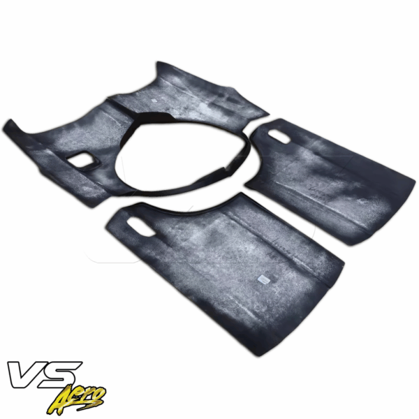 VSaero FRP CFAC Wide Body Fenders (rear) 4pc for Nissan Skyline (R32) GTS 1990-1994 > 4dr Sedan - Image 50