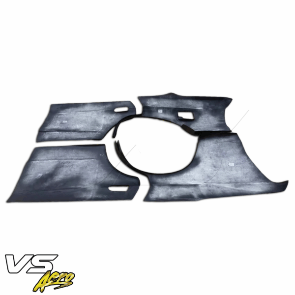 VSaero FRP CFAC Wide Body Fenders (rear) 4pc for Nissan Skyline (R32) GTS 1990-1994 > 4dr Sedan - Image 53