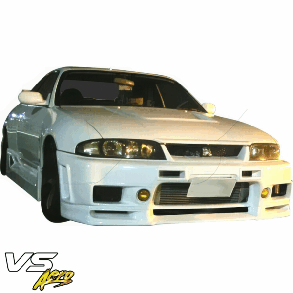 VSaero FRP NISM 400R Front Bumper for Nissan Skyline (R33) GTS 1995-1998 > 2/4dr - Image 3