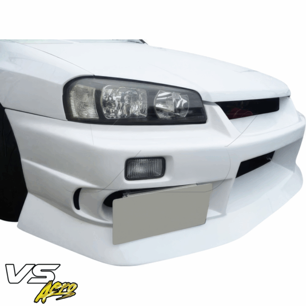 VSaero FRP ORI STR Front Bumper for Nissan Skyline (R34) GTS 1999-2002 > 2/4dr - Image 4