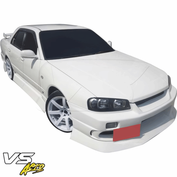 VSaero FRP ORI STR Front Bumper for Nissan Skyline (R34) GTS 1999-2002 > 2/4dr - Image 7
