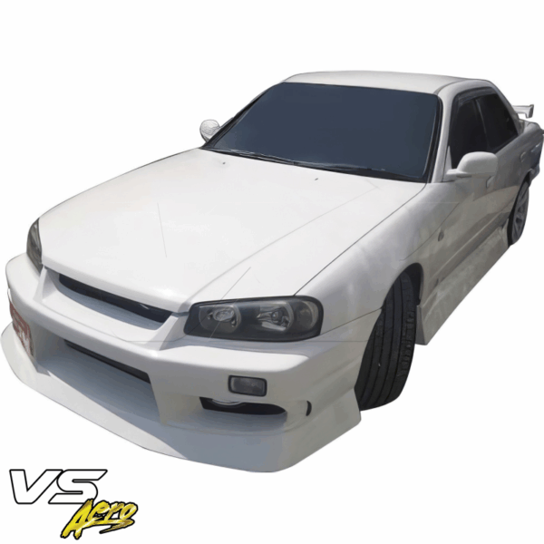 VSaero FRP ORI STR Front Bumper for Nissan Skyline (R34) GTS 1999-2002 > 2/4dr - Image 8