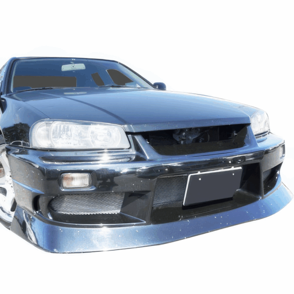 VSaero FRP ORI STR Front Bumper for Nissan Skyline (R34) GTS 1999-2002 > 2/4dr - Image 9