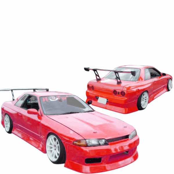 VSaero FRP BSPO Body Kit 4pc for Nissan Skyline (R32) GTS 1990-1994 > 2dr Coupe - Image 2