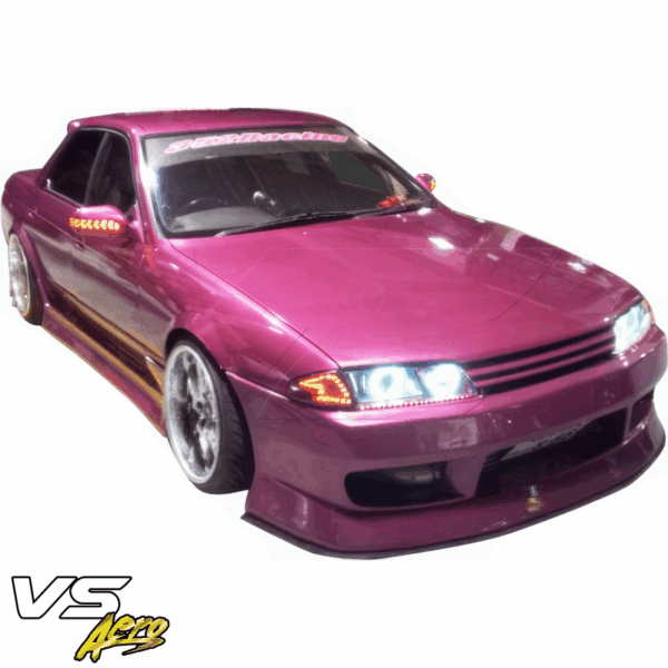 VSaero FRP BSPO Side Skirts for Nissan Skyline (R32) GTS 1990-1994 > 4dr Sedan - Image 4