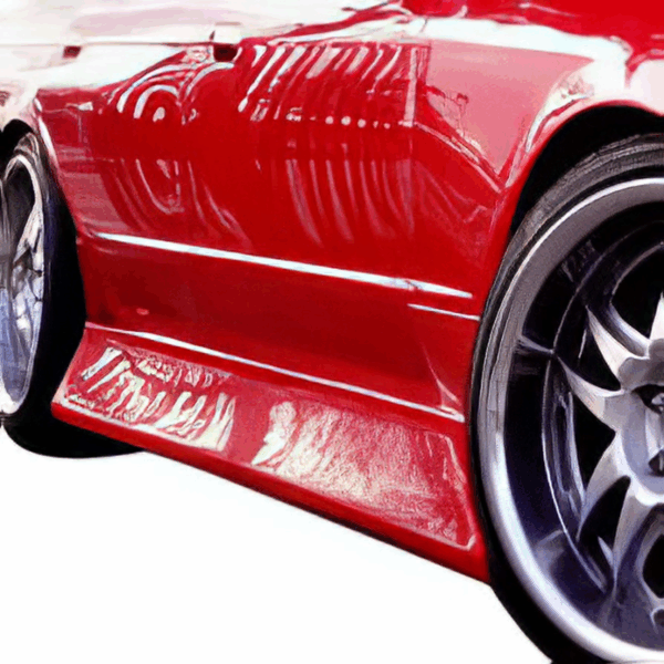 VSaero FRP BSPO Side Skirts for Nissan Skyline (R32) GTS 1990-1994 > 4dr Sedan - Image 6