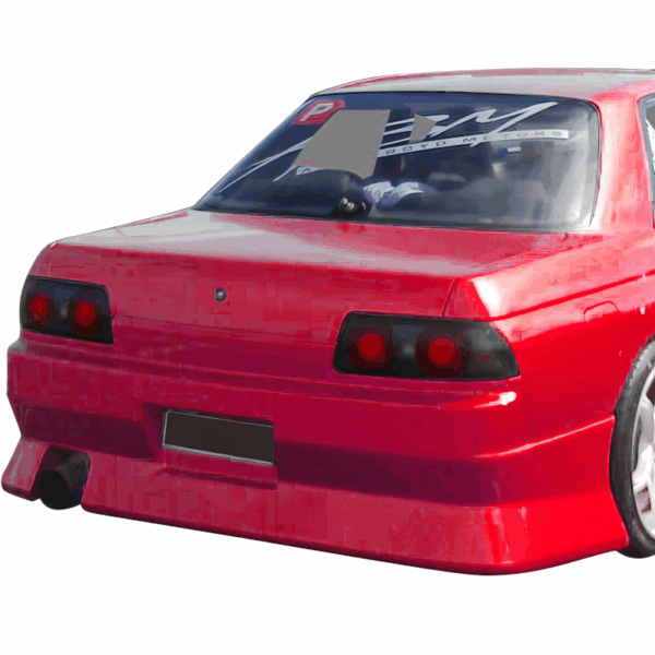 VSaero FRP BSPO Rear Bumper for Nissan Skyline (R32) GTS 1990-1994 > 4dr Sedan - Image 3