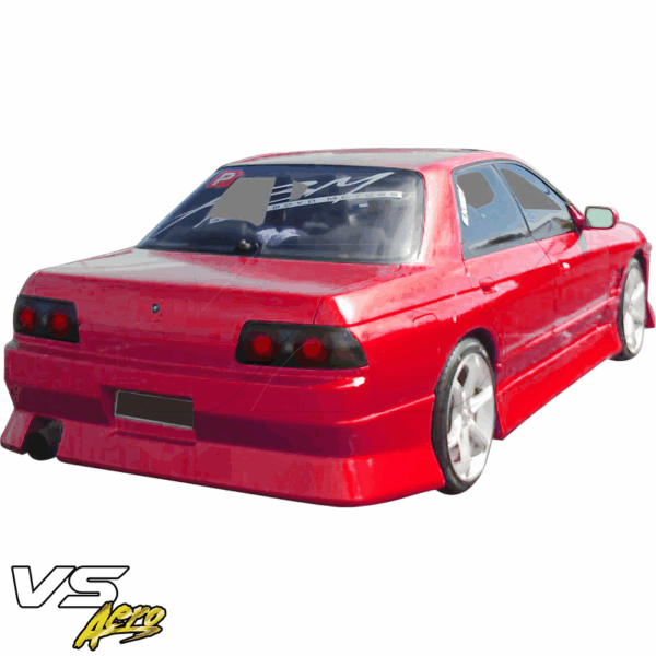VSaero FRP BSPO Rear Bumper for Nissan Skyline (R32) GTS 1990-1994 > 4dr Sedan - Image 4