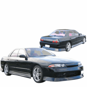 VSaero FRP BSPO Body Kit 4pc for Nissan Skyline (R32) GTS 1990-1994 > 4dr Sedan