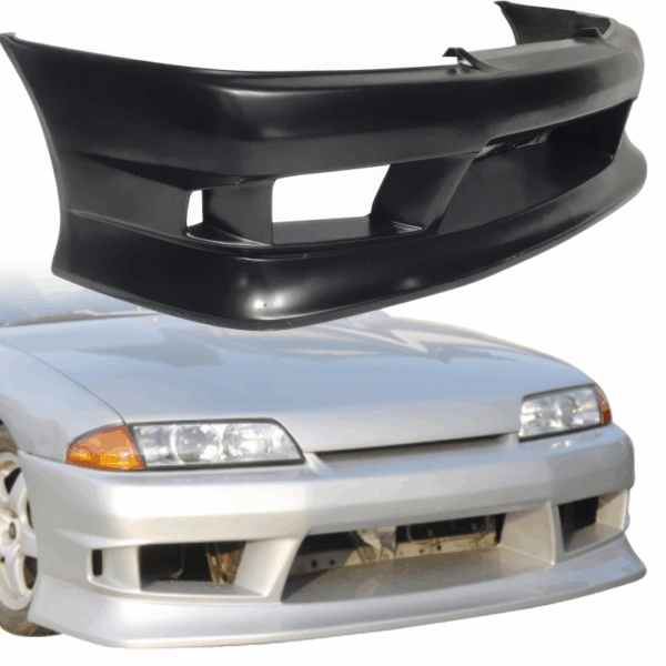 VSaero FRP DUC v2 Front Bumper for Nissan Skyline (R32) GTS 1990-1994 > 2/4dr - Image 4