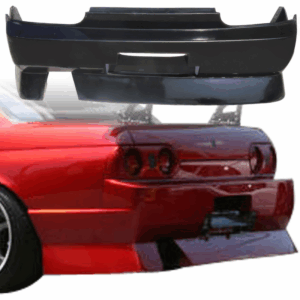 VSaero FRP URA Rear Bumper for Nissan Skyline (R32) GTS 1990-1994 > 2dr Coupe