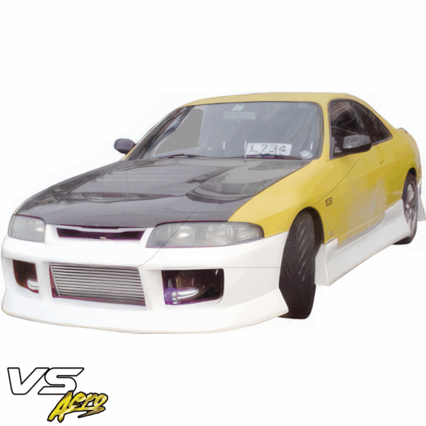 VSaero FRP BSPO Side Skirts for Nissan Skyline (R33) GTS 1995-1998 > 2dr Coupe - Image 6