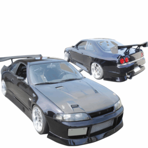 VSaero FRP BSPO Body Kit 4pc for Nissan Skyline (R33) GTS 1995-1998 > 2dr Coupe