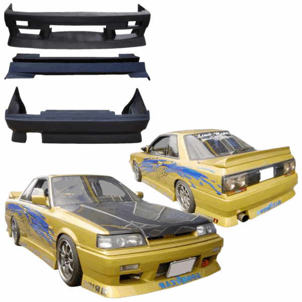 VSaero FRP URA Body Kit 4pc for Nissan Skyline (R31) 1985-1987 > 2/4dr - Image 3