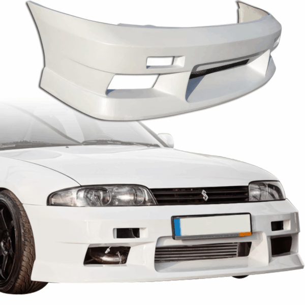 VSaero FRP MSPO Front Bumper for Nissan Skyline (R33) GTS 1995-1998 > 2/4dr