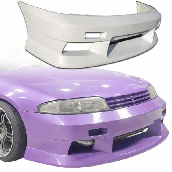 VSaero FRP MSPO Front Bumper for Nissan Skyline (R33) GTS 1995-1998 > 2/4dr - Image 13