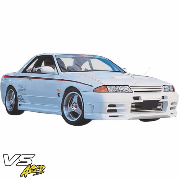 VSaero FRP TRIA Front Bumper for Nissan Skyline (R32) GTS 1990-1994 > 2/4dr - Image 4