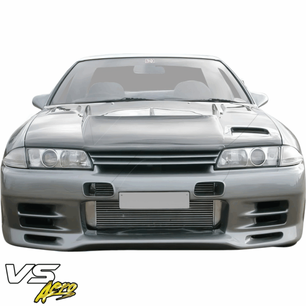 VSaero FRP TRIA Front Bumper for Nissan Skyline (R32) GTS 1990-1994 > 2/4dr - Image 5
