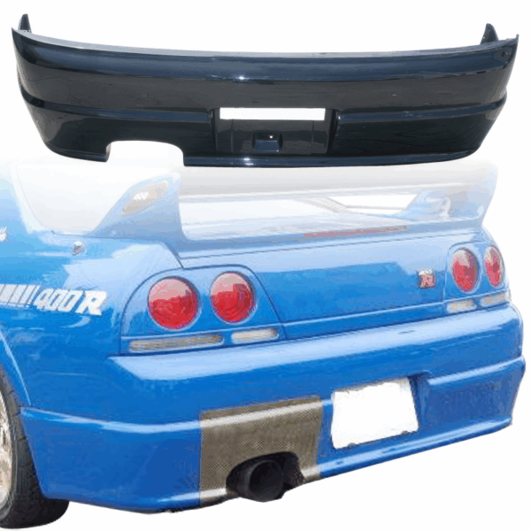 VSaero FRP NISM 400R Rear Bumper for Nissan Skyline (R33) GTS 1995-1998 > 2dr Coupe - Image 3