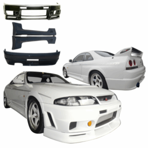 VSaero FRP NISM 400R Body Kit 4pc for Nissan Skyline (R33) GTS 1995-1998 > 2dr Coupe