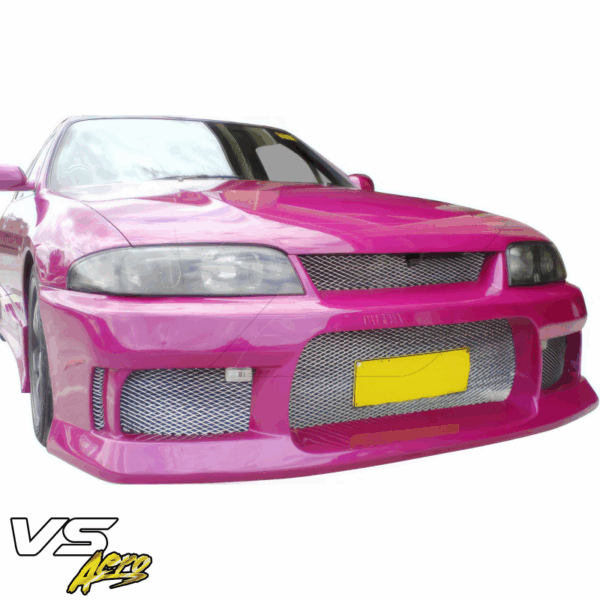 VSaero FRP MSPO v2 Front Bumper for Nissan Skyline (R33) GTS 1995-1998 > 2/4dr - Image 4