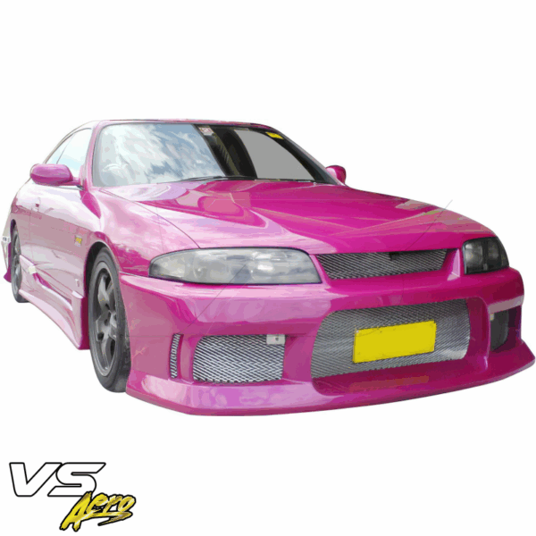 VSaero FRP MSPO v2 Front Bumper for Nissan Skyline (R33) GTS 1995-1998 > 2/4dr - Image 5