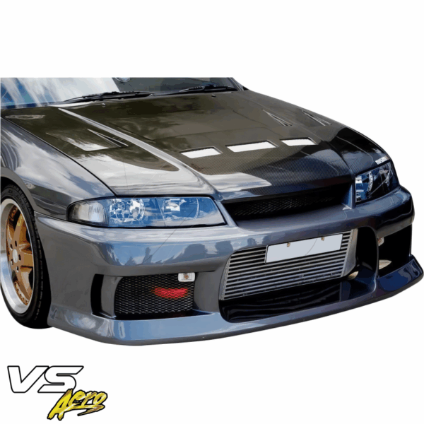 VSaero FRP MSPO v2 Front Bumper for Nissan Skyline (R33) GTS 1995-1998 > 2/4dr - Image 7