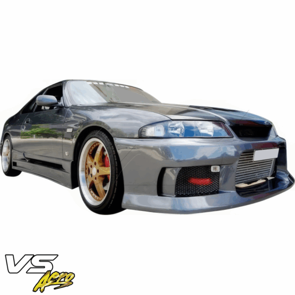 VSaero FRP MSPO v2 Front Bumper for Nissan Skyline (R33) GTS 1995-1998 > 2/4dr - Image 11