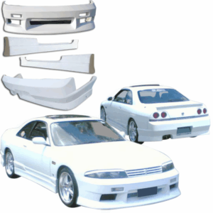 VSaero FRP MSPO Body Kit 4pc for Nissan Skyline (R33) GTS 1995-1998 > 2dr Coupe