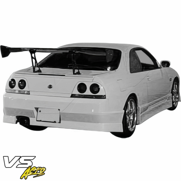 VSaero FRP FKON Rear Bumper for Nissan Skyline (R33) GTS 1995-1998 > 2dr Coupe - Image 4