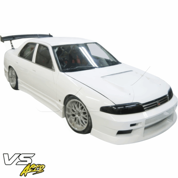 VSaero FRP MSPO Side Skirts for Nissan Skyline (R33) GTS 1995-1998 > 4dr Sedan - Image 2