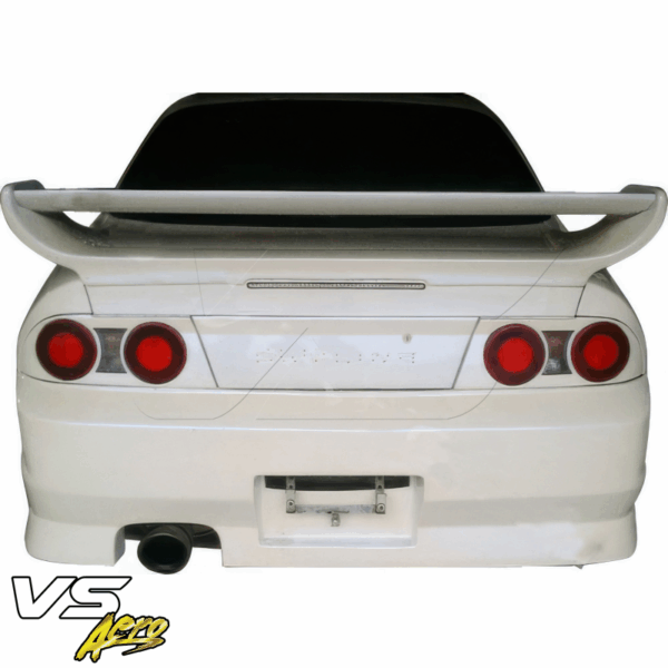 VSaero FRP MSPO Rear Bumper for Nissan Skyline (R33) GTS 1995-1998 > 4dr Sedan - Image 3