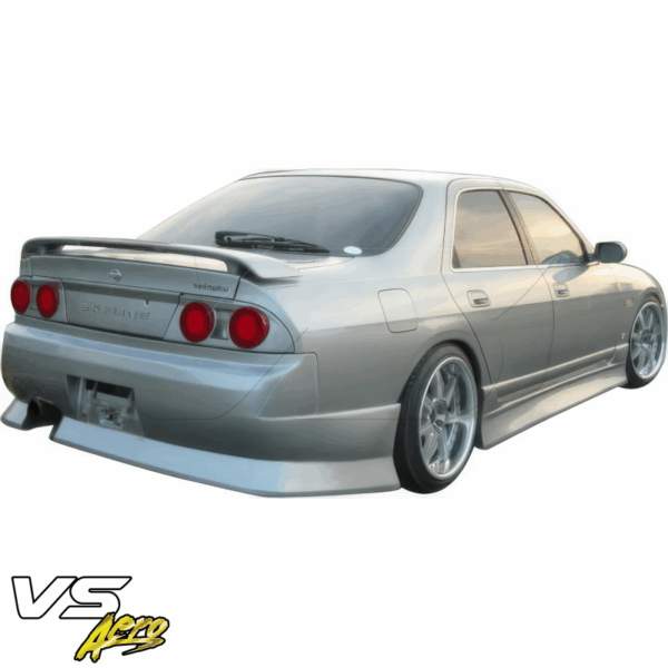 VSaero FRP MSPO Rear Bumper for Nissan Skyline (R33) GTS 1995-1998 > 4dr Sedan - Image 6