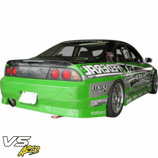 VSaero FRP MSPO Rear Bumper for Nissan Skyline (R33) GTS 1995-1998 > 4dr Sedan - Image 8