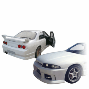 VSaero FRP MSPO v2 Body Kit 4pc for Nissan Skyline (R33) GTS 1995-1998 > 4dr Sedan