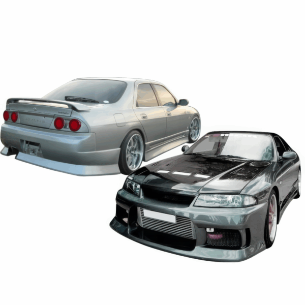 VSaero FRP MSPO v2 Body Kit 4pc for Nissan Skyline (R33) GTS 1995-1998 > 4dr Sedan - Image 2